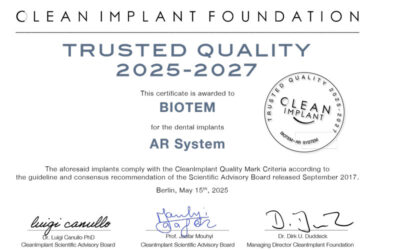 Biotem AR System, Certificate