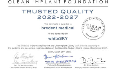 Bredent Medical whiteSKY, Certificate