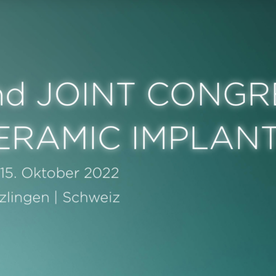 2. Joint Congress for Ceramic Implantology