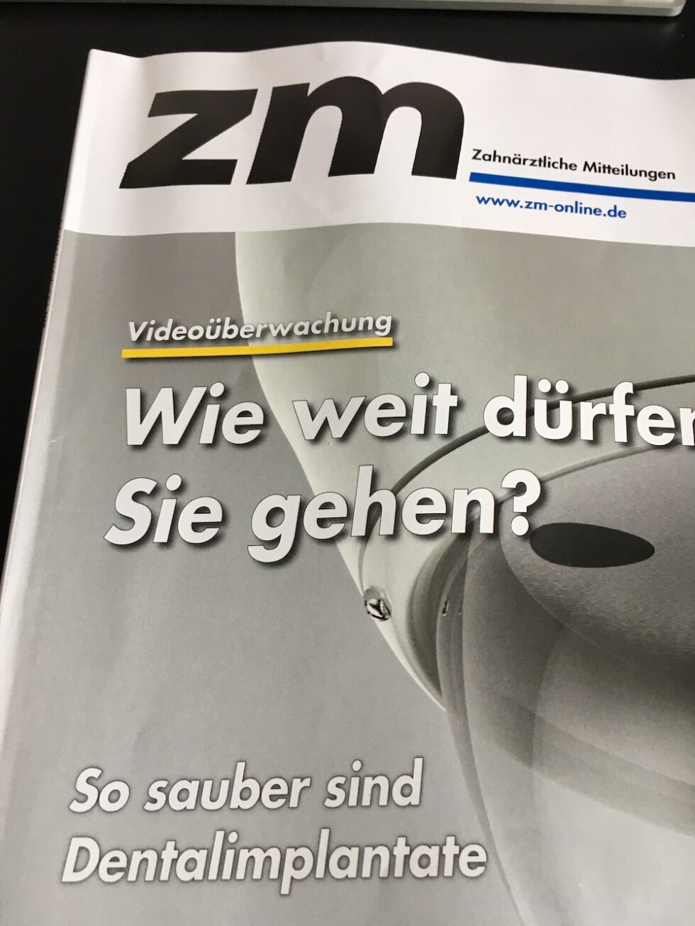 Cover Story Article (German)