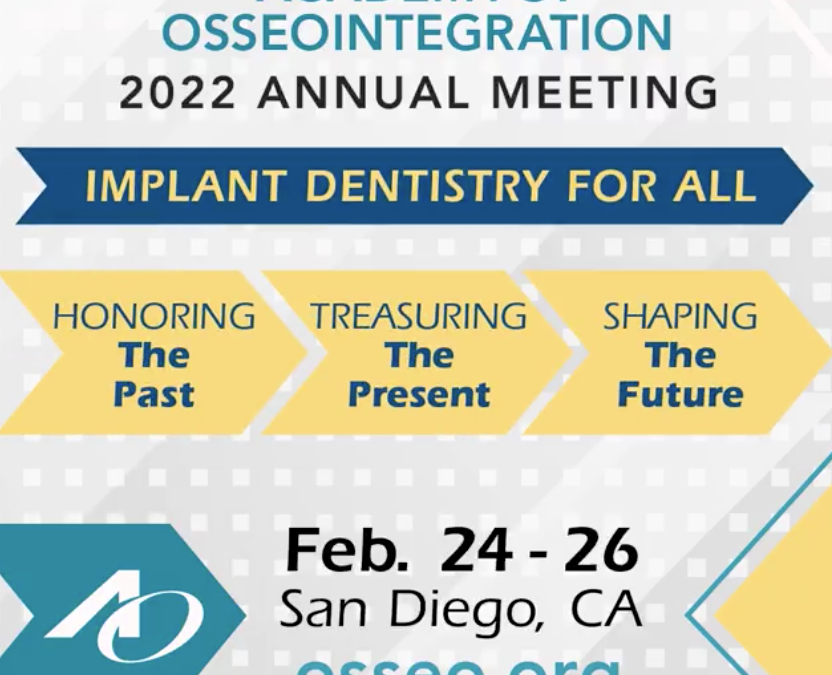 2022 ANNUAL MEETING ACADEMY OF OSSEOINTEGRATION