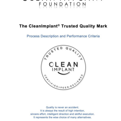 New CleanImplant Guideline released