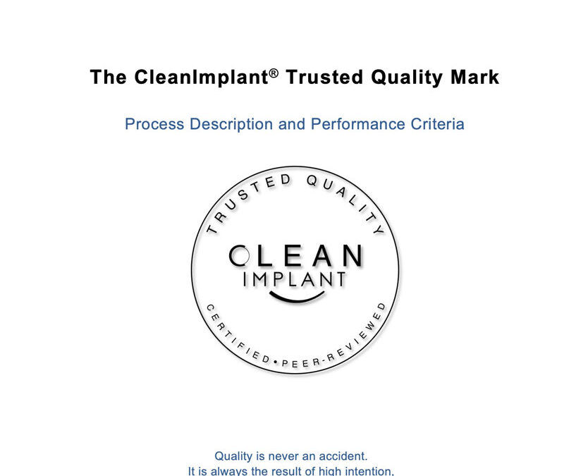 New CleanImplant Guideline released